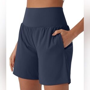 Halara SoftlyZero Airy High Waisted 2-in-1 Cool Touch Yoga Shorts 7" w/ Pockets